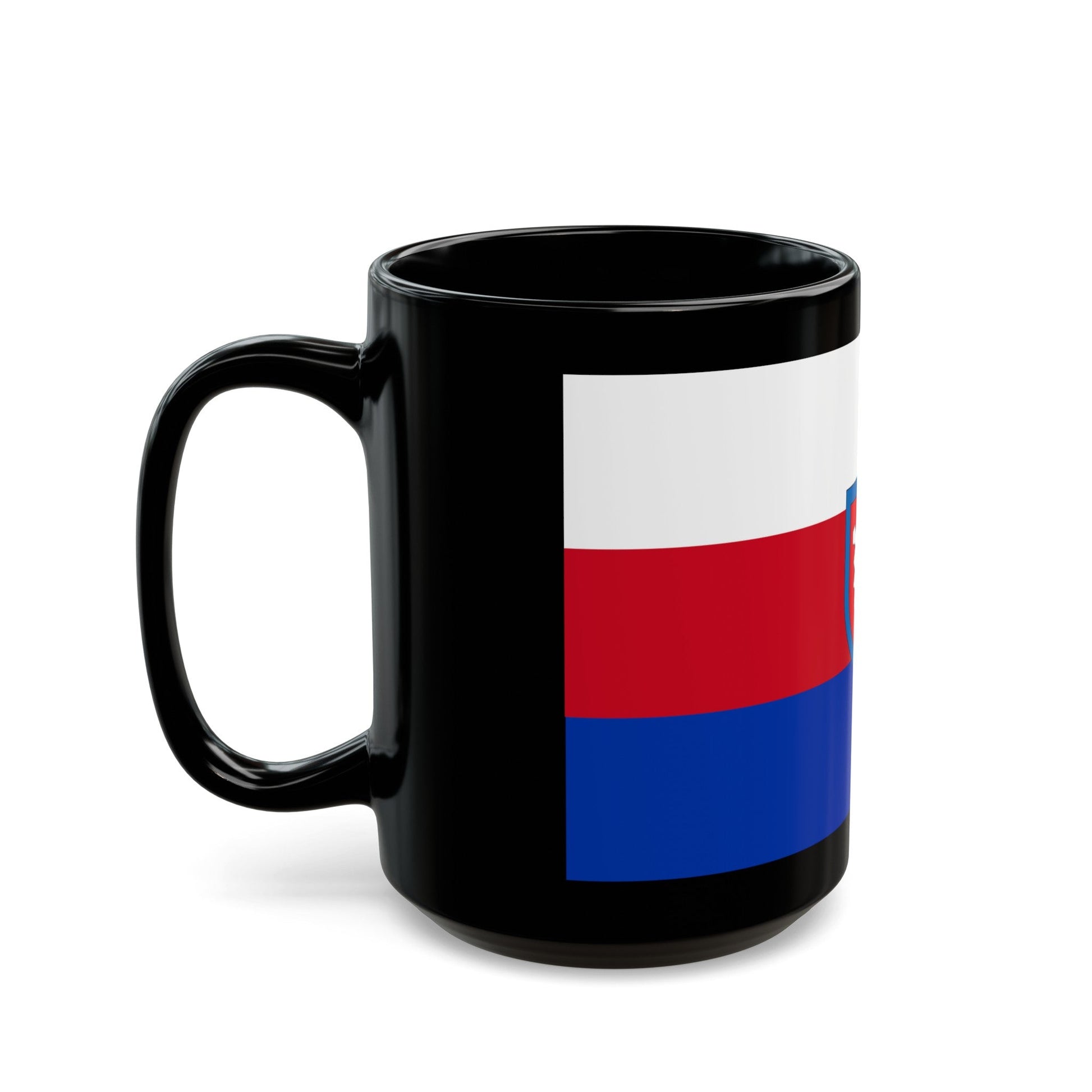 Flag of Schaumburg Germany - Black Coffee Mug-The Sticker Space