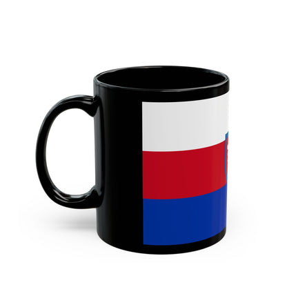 Flag of Schaumburg Germany - Black Coffee Mug-The Sticker Space