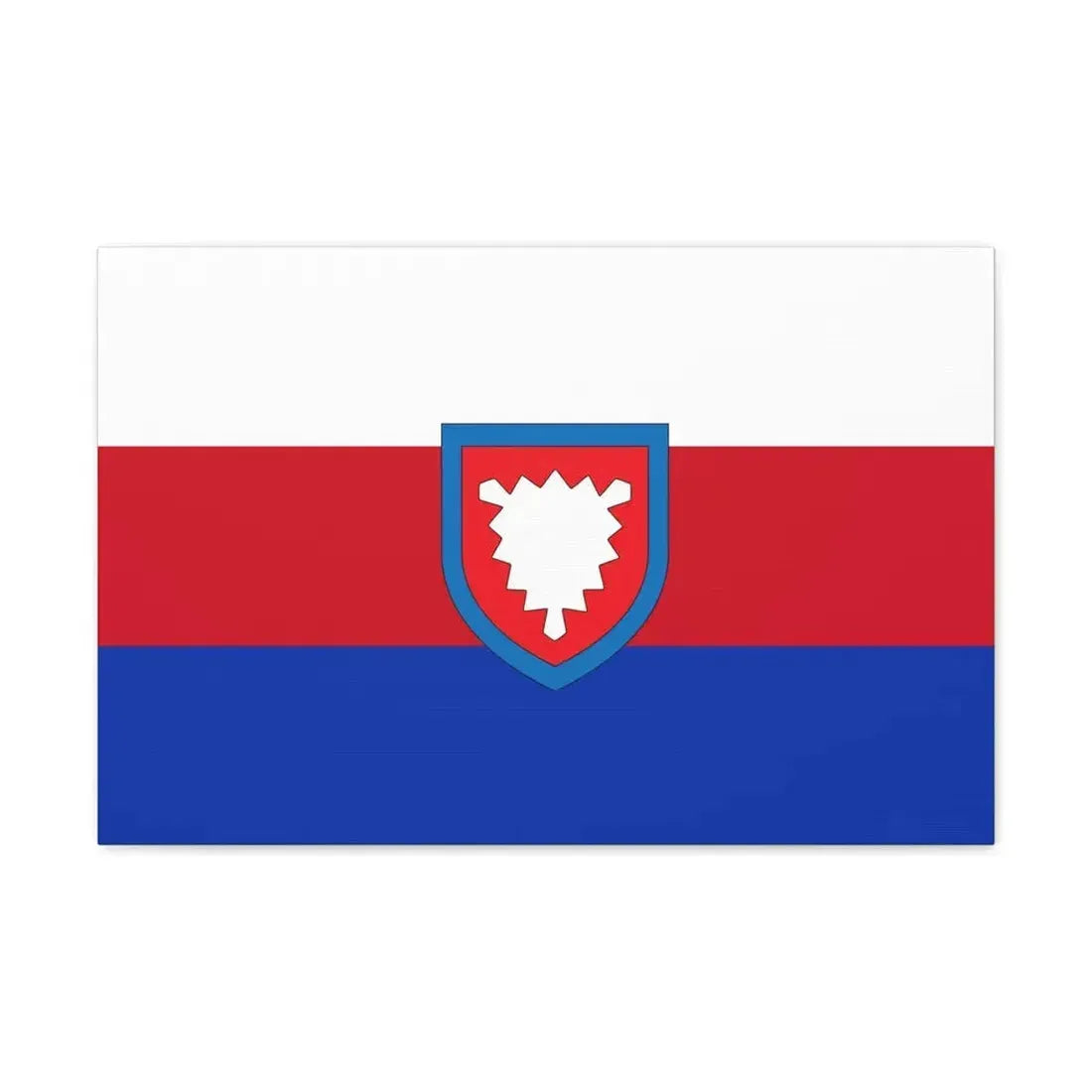 Flag of Schaumburg Germany - Canvas Wall Art 24″ x 16″ 1.25" - The Sticker Space