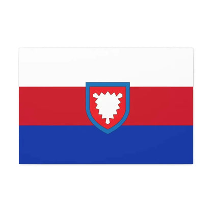 Flag of Schaumburg Germany - Canvas Wall Art 30" x 20" 1.25" - The Sticker Space