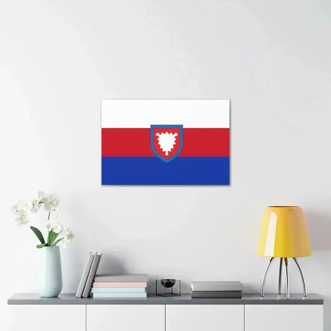 Flag of Schaumburg Germany - Canvas Wall Art - The Sticker Space