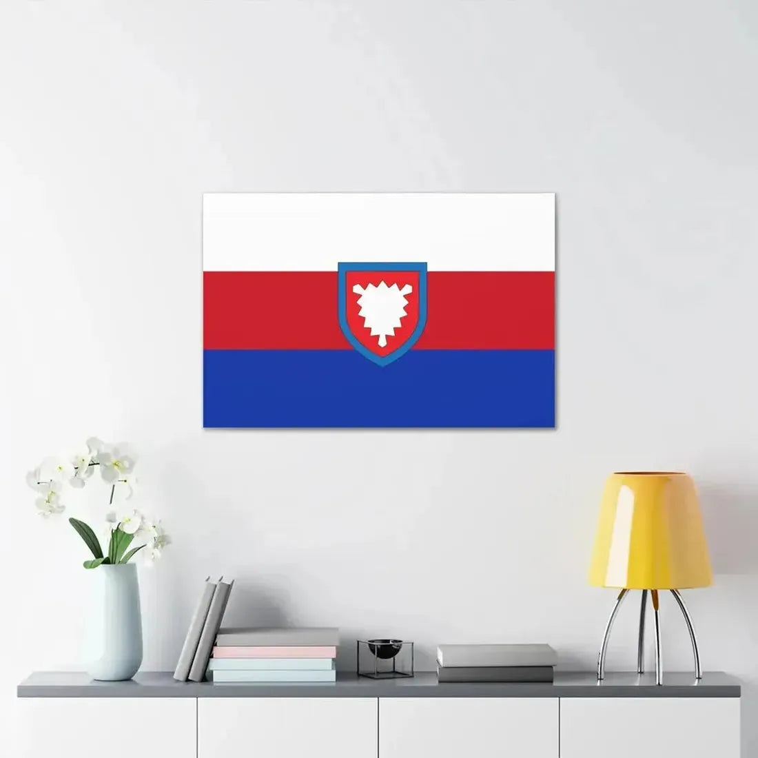 Flag of Schaumburg Germany - Canvas Wall Art - The Sticker Space