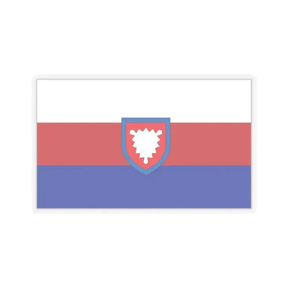 Flag of Schaumburg Germany - STICKER Vinyl Kiss-Cut Decal 6 Inch Transparent - The Sticker Space