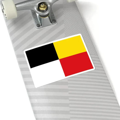 Flag of Schilde (Belgium) STICKER Vinyl Kiss-Cut Decal - The Sticker Space