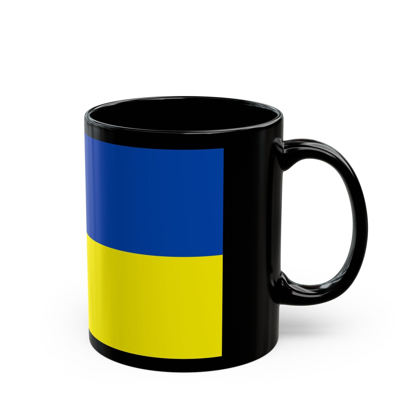 Flag of Schleswig Flensburg Germany - Black Coffee Mug-The Sticker Space