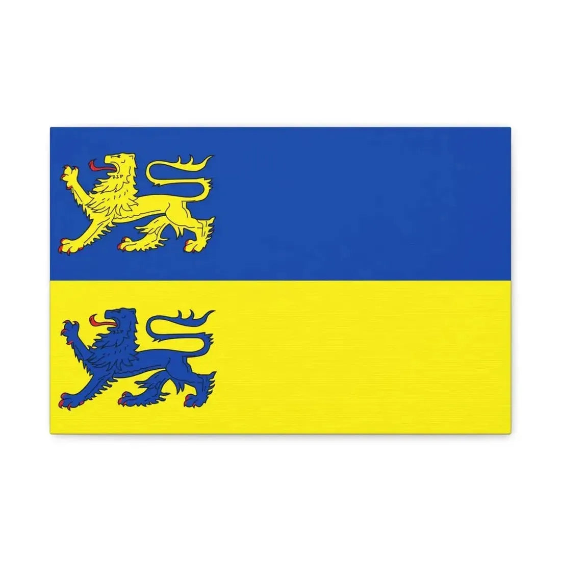 Flag of Schleswig Flensburg Germany - Canvas Wall Art - The Sticker Space