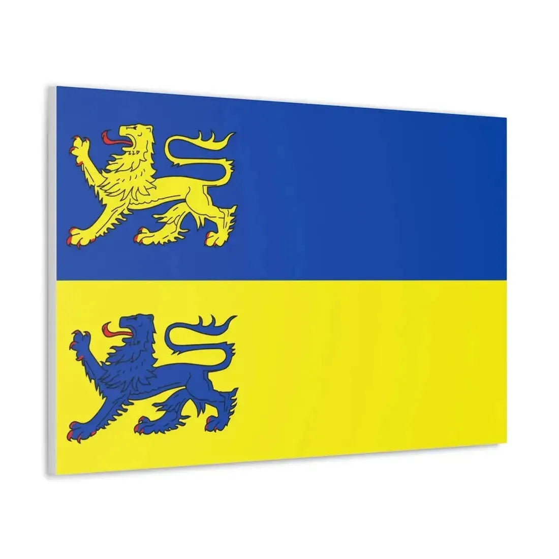 Flag of Schleswig Flensburg Germany - Canvas Wall Art - The Sticker Space