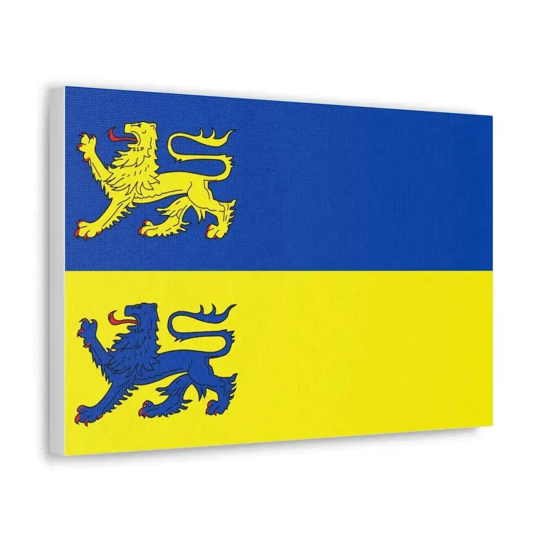Flag of Schleswig Flensburg Germany - Canvas Wall Art - The Sticker Space