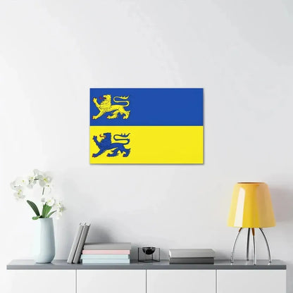 Flag of Schleswig Flensburg Germany - Canvas Wall Art - The Sticker Space