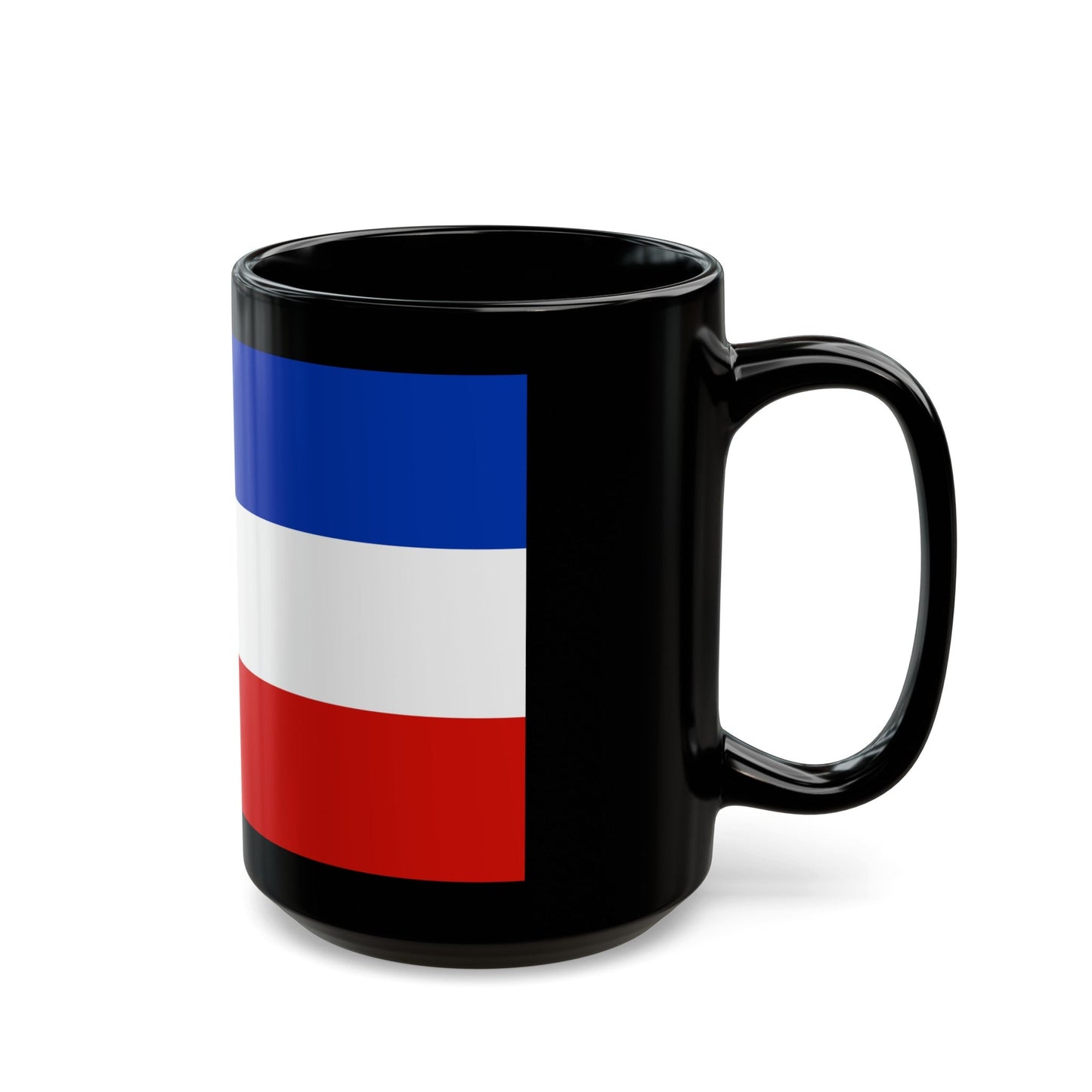 Flag of Schleswig Holstein Germany - Black Coffee Mug-The Sticker Space