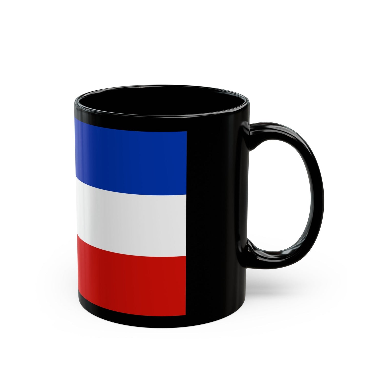 Flag of Schleswig Holstein Germany - Black Coffee Mug-The Sticker Space