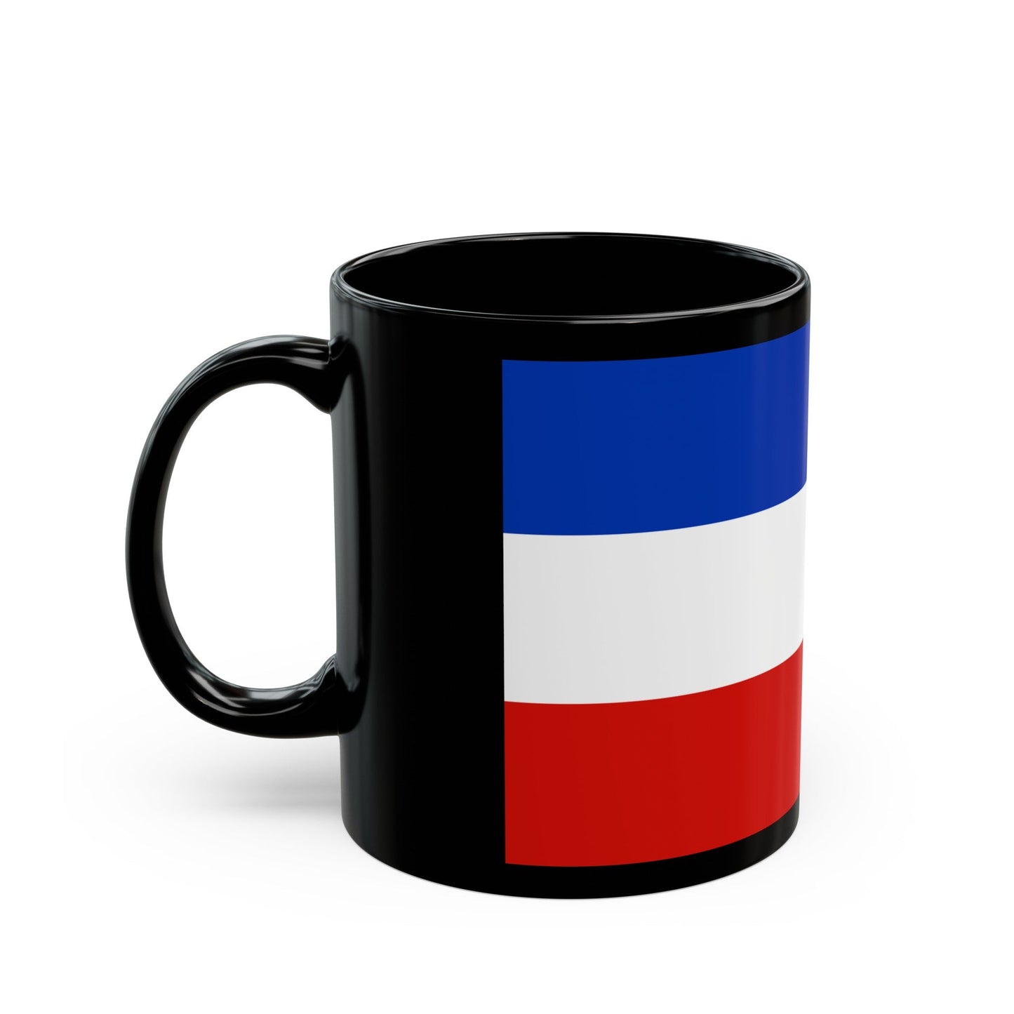 Flag of Schleswig Holstein Germany - Black Coffee Mug-The Sticker Space