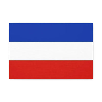 Flag of Schleswig Holstein Germany - Canvas Wall Art 18″ x 12″ 1.25" - The Sticker Space