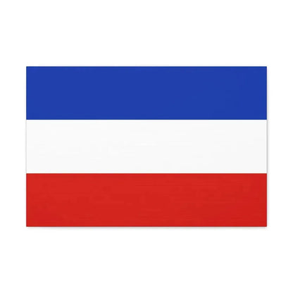 Flag of Schleswig Holstein Germany - Canvas Wall Art 24″ x 16″ 1.25" - The Sticker Space