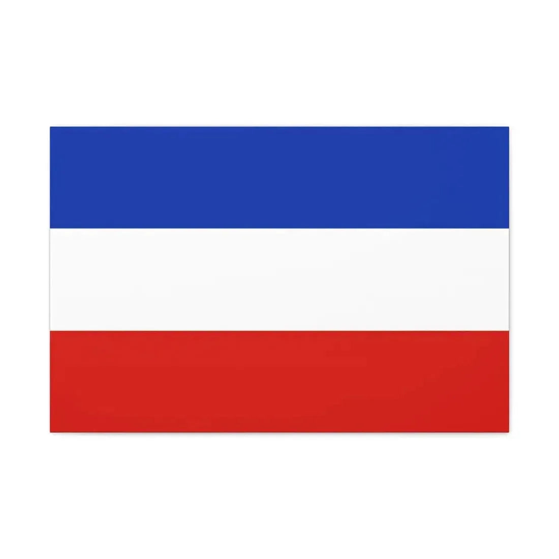 Flag of Schleswig Holstein Germany - Canvas Wall Art 30" x 20" 1.25" - The Sticker Space