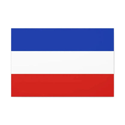 Flag of Schleswig Holstein Germany - Canvas Wall Art 30" x 20" 1.25" - The Sticker Space