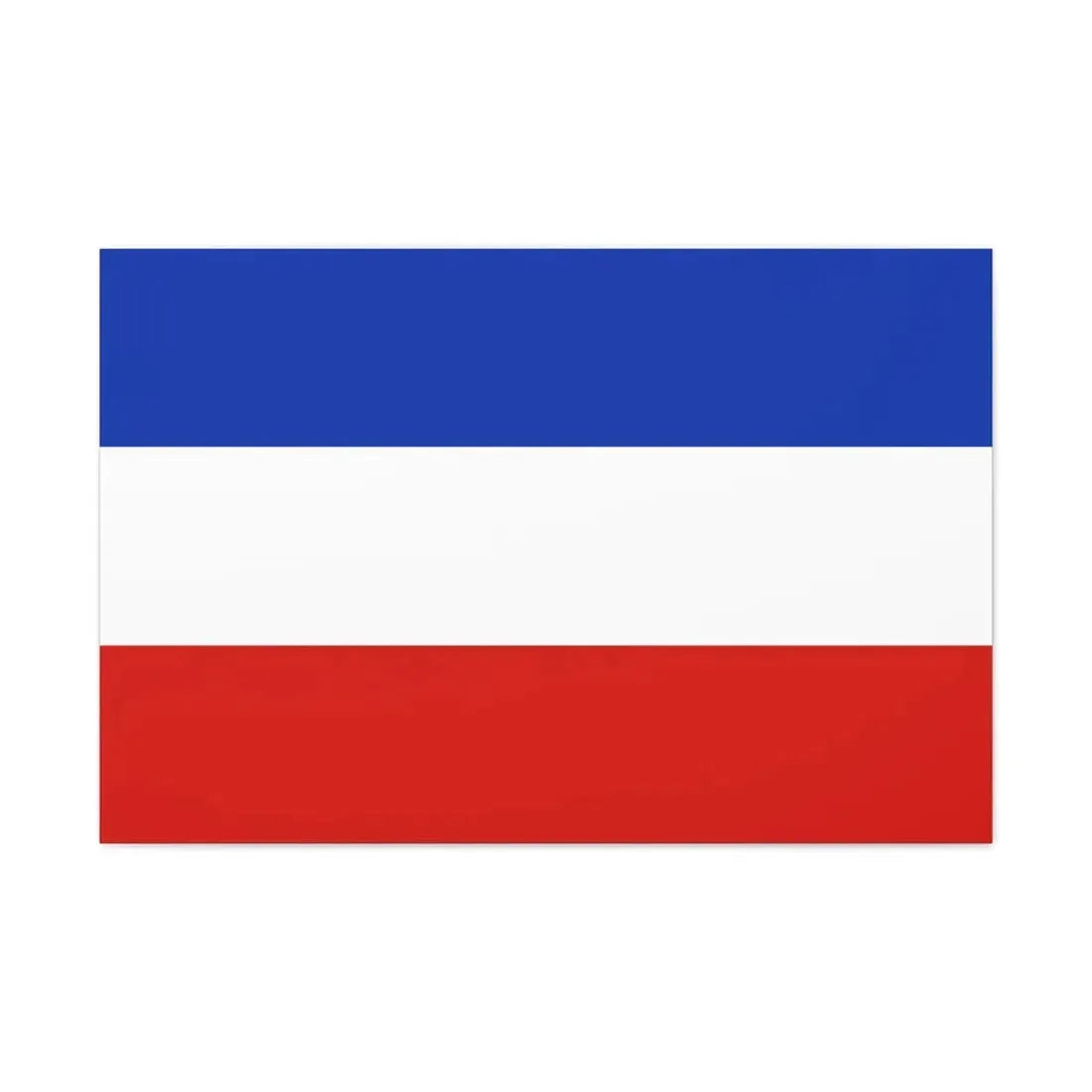 Flag of Schleswig Holstein Germany - Canvas Wall Art 36" x 24" 1.25" - The Sticker Space