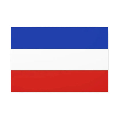 Flag of Schleswig Holstein Germany - Canvas Wall Art 36" x 24" 1.25" - The Sticker Space