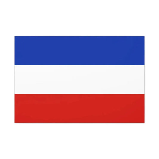 Flag of Schleswig Holstein Germany - Canvas Wall Art 36" x 24" 1.25" - The Sticker Space