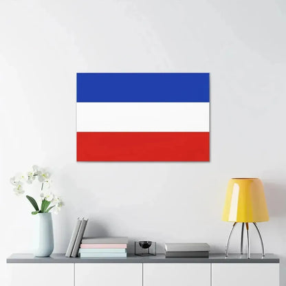 Flag of Schleswig Holstein Germany - Canvas Wall Art - The Sticker Space