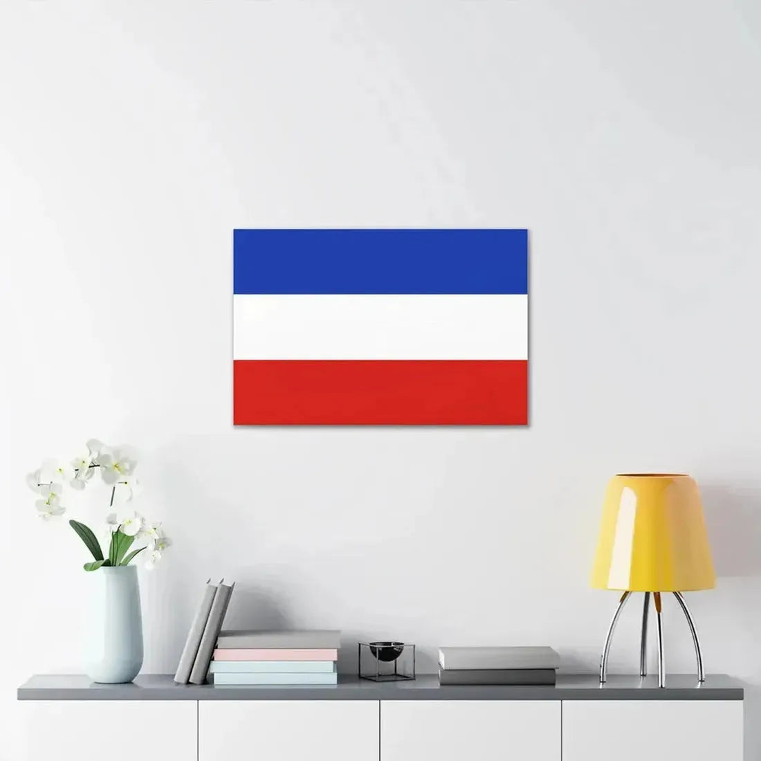 Flag of Schleswig Holstein Germany - Canvas Wall Art - The Sticker Space