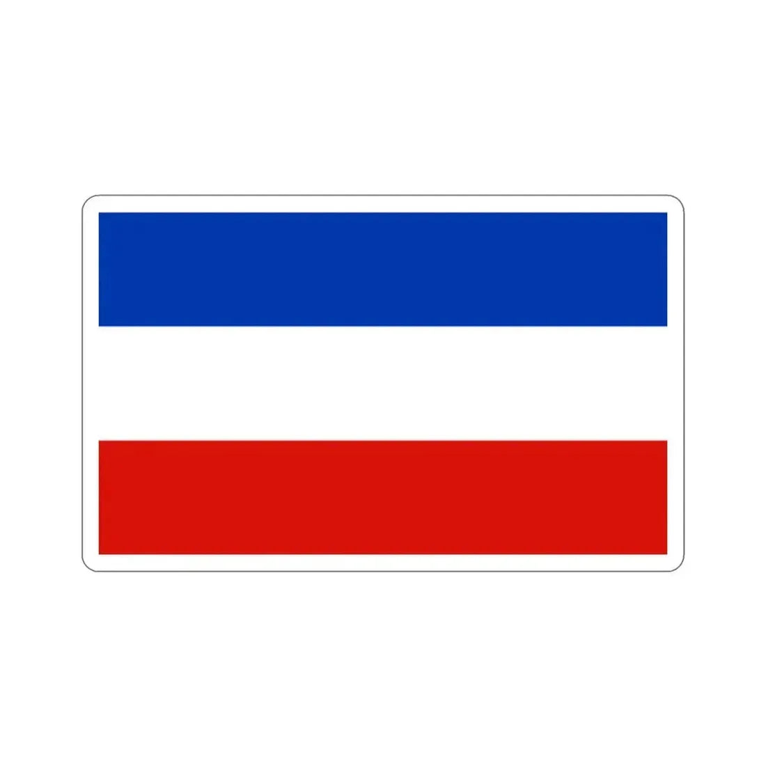 Flag of Schleswig Holstein Germany STICKER Vinyl Die-Cut Decal 2 Inch - The Sticker Space