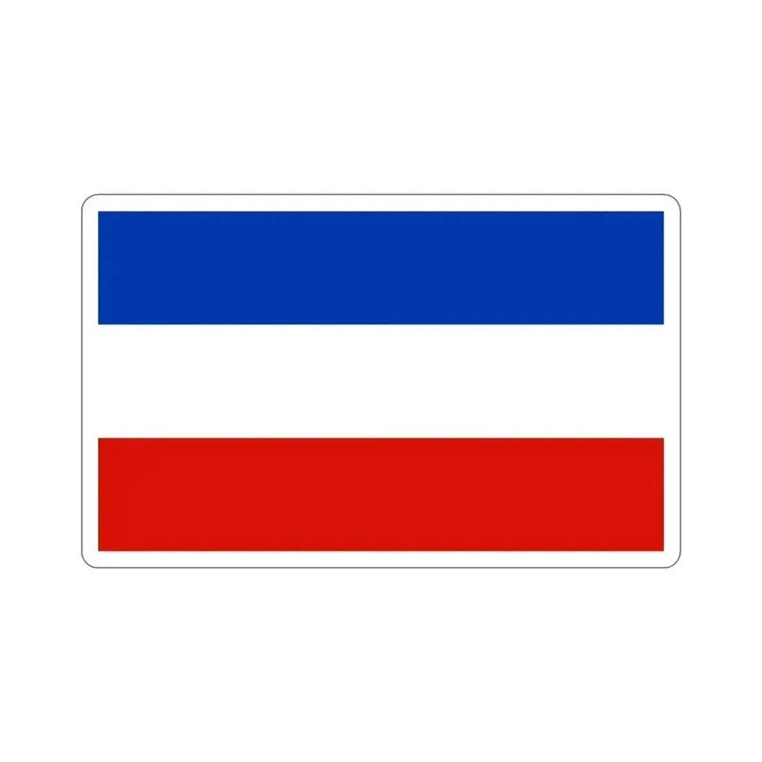 Flag of Schleswig Holstein Germany STICKER Vinyl Die-Cut Decal 4 Inch - The Sticker Space