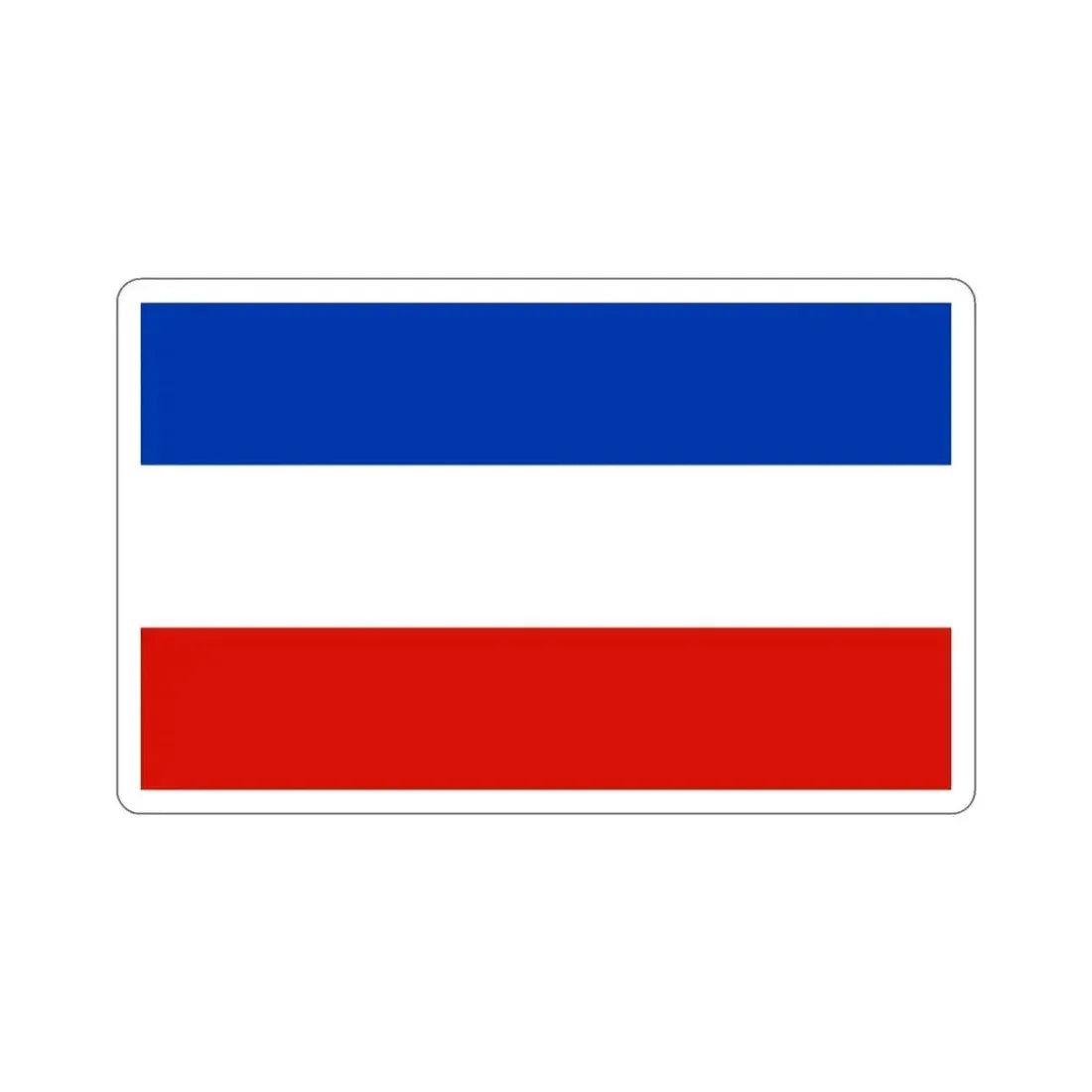 Flag of Schleswig Holstein Germany STICKER Vinyl Die-Cut Decal 4 Inch - The Sticker Space