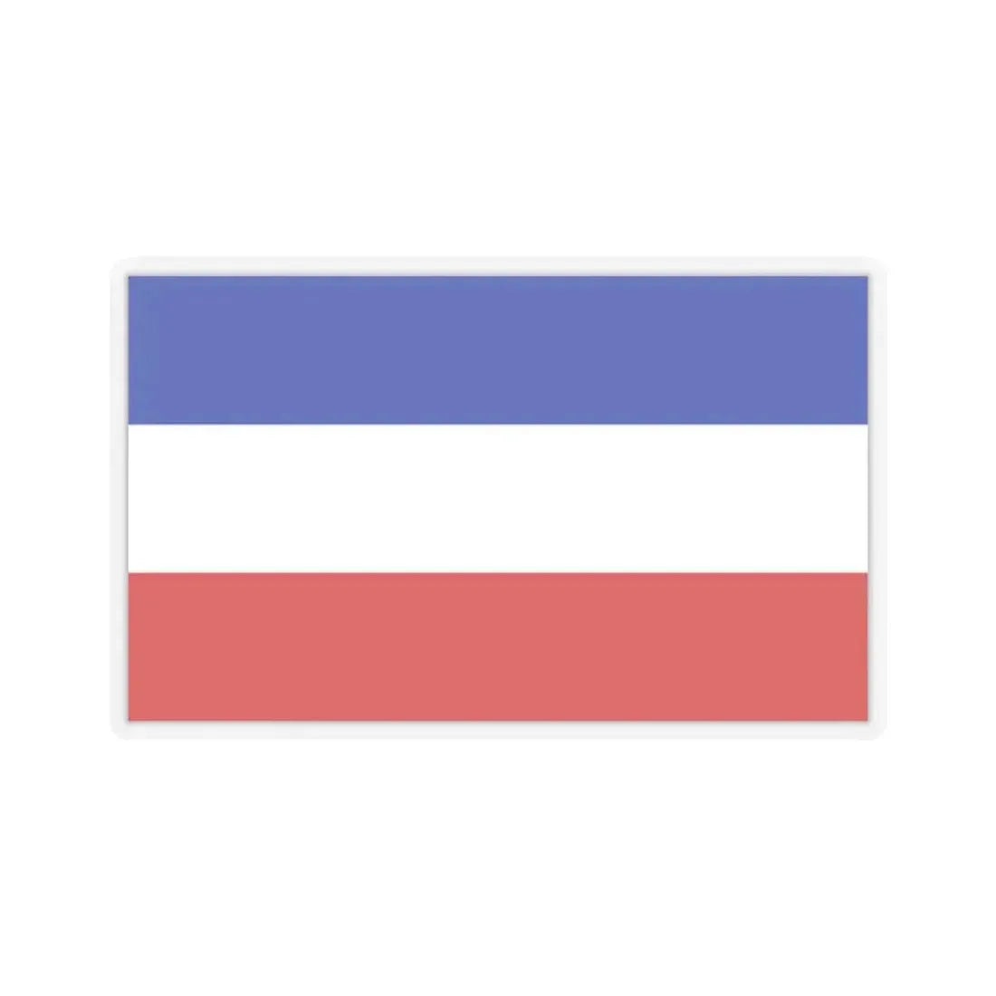 Flag of Schleswig Holstein Germany - STICKER Vinyl Kiss-Cut Decal 2 Inch Transparent - The Sticker Space