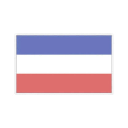 Flag of Schleswig Holstein Germany - STICKER Vinyl Kiss-Cut Decal 2 Inch Transparent - The Sticker Space