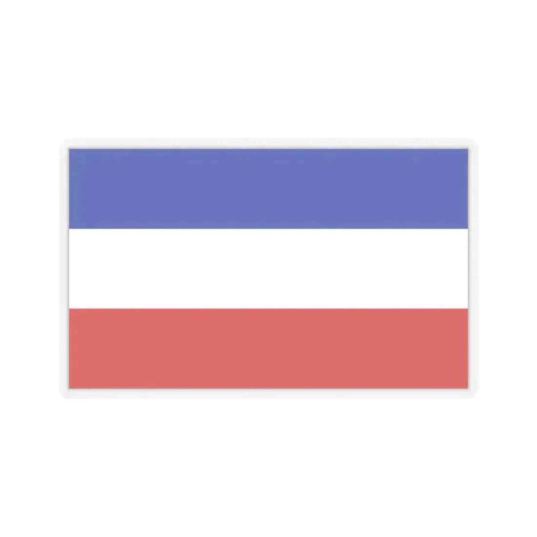 Flag of Schleswig Holstein Germany - STICKER Vinyl Kiss-Cut Decal 4 Inch Transparent - The Sticker Space