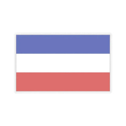 Flag of Schleswig Holstein Germany - STICKER Vinyl Kiss-Cut Decal 4 Inch Transparent - The Sticker Space