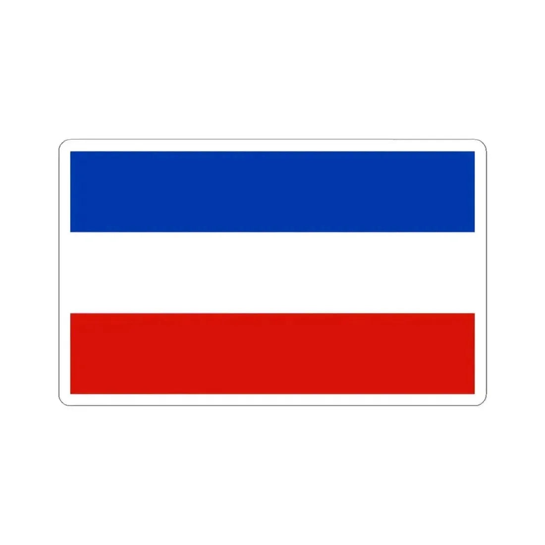 Flag of Schleswig Holstein Germany - STICKER Vinyl Kiss-Cut Decal 4 Inch White - The Sticker Space