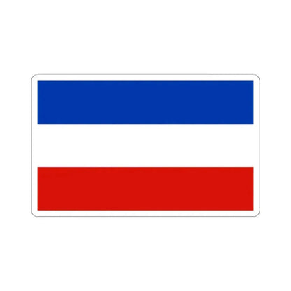 Flag of Schleswig Holstein Germany - STICKER Vinyl Kiss-Cut Decal 4 Inch White - The Sticker Space