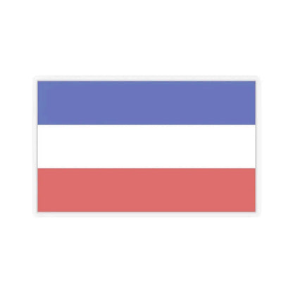 Flag of Schleswig Holstein Germany - STICKER Vinyl Kiss-Cut Decal 6 Inch Transparent - The Sticker Space
