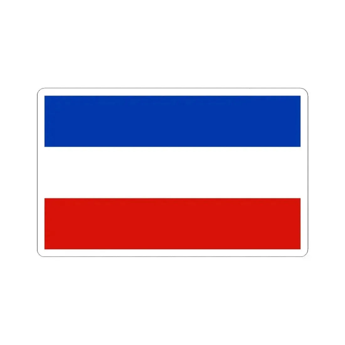 Flag of Schleswig Holstein Germany - STICKER Vinyl Kiss-Cut Decal 6 Inch White - The Sticker Space