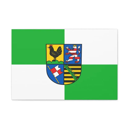 Flag of Schmalkalden Meiningen Germany - Canvas Wall Art 24″ x 16″ 1.25" - The Sticker Space