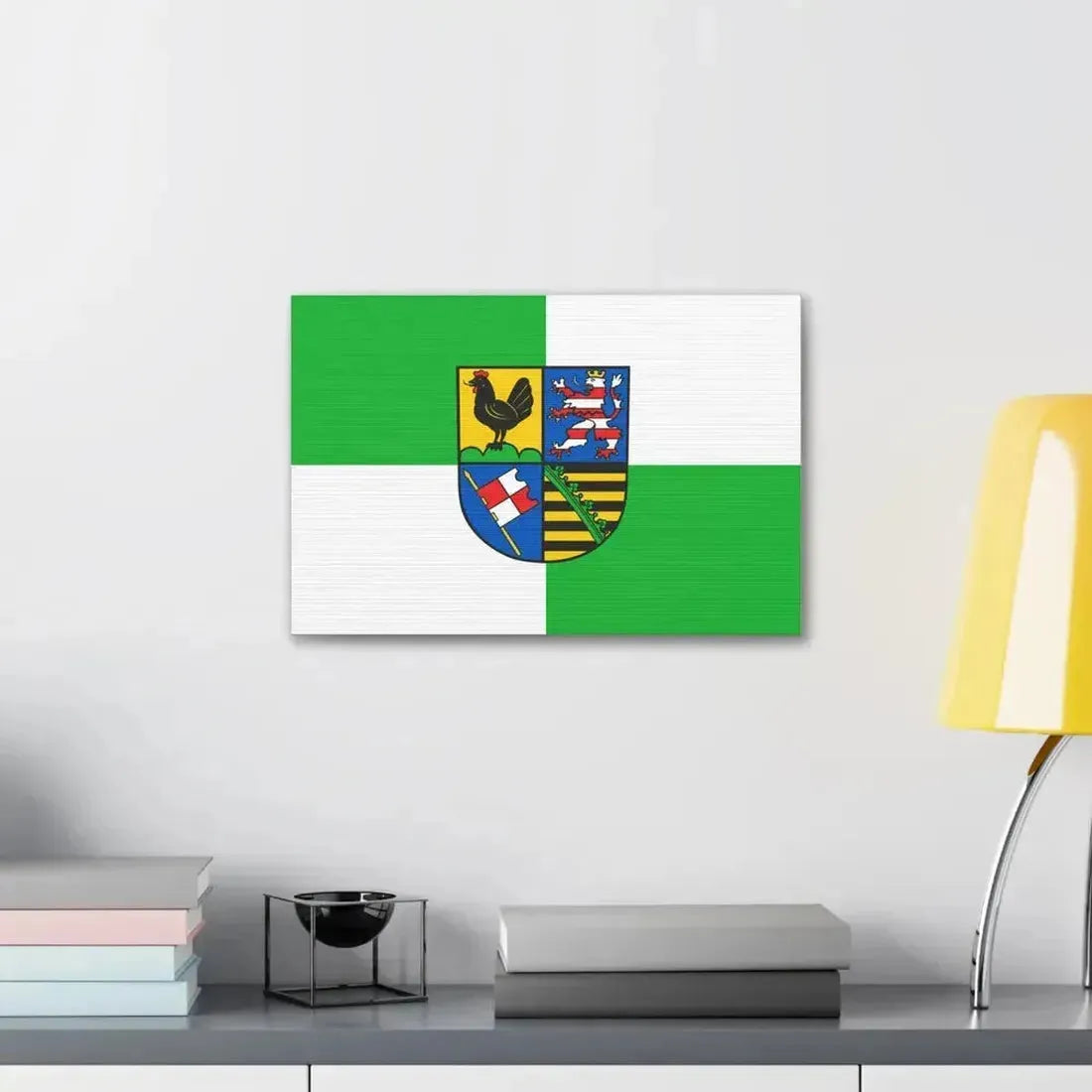 Flag of Schmalkalden Meiningen Germany - Canvas Wall Art - The Sticker Space