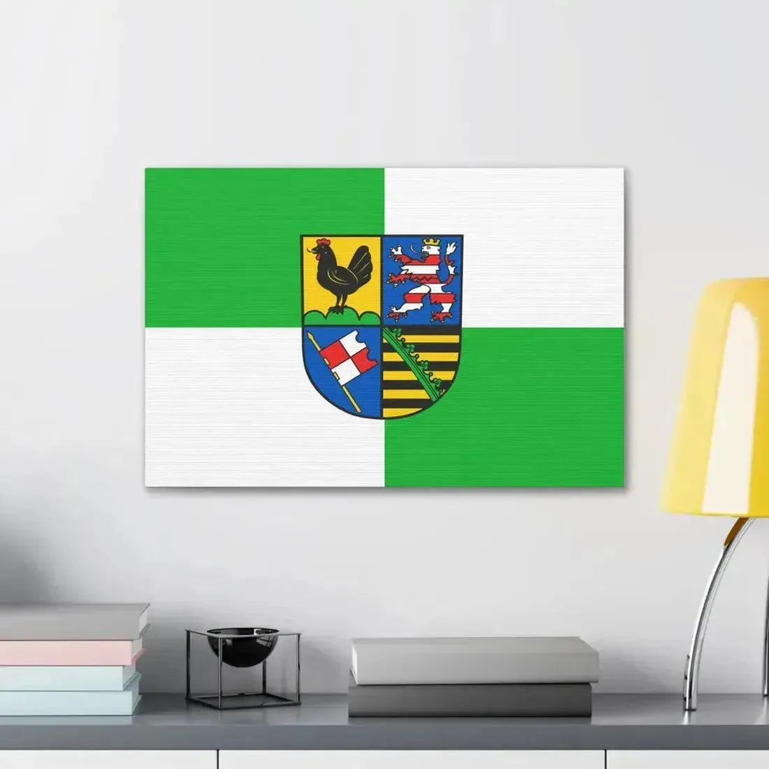 Flag of Schmalkalden Meiningen Germany - Canvas Wall Art - The Sticker Space