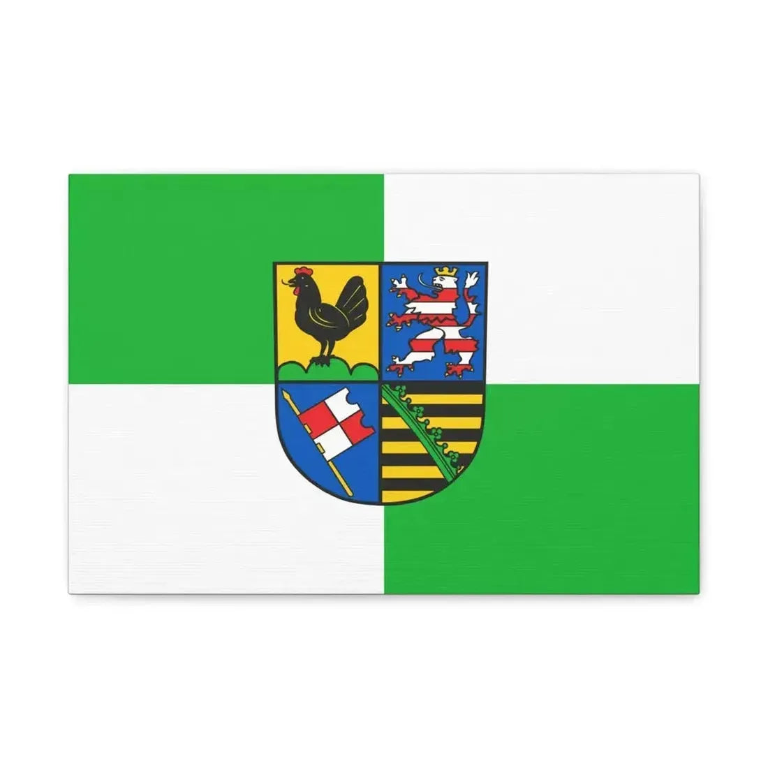 Flag of Schmalkalden Meiningen Germany - Canvas Wall Art - The Sticker Space