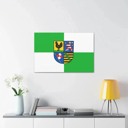 Flag of Schmalkalden Meiningen Germany - Canvas Wall Art - The Sticker Space