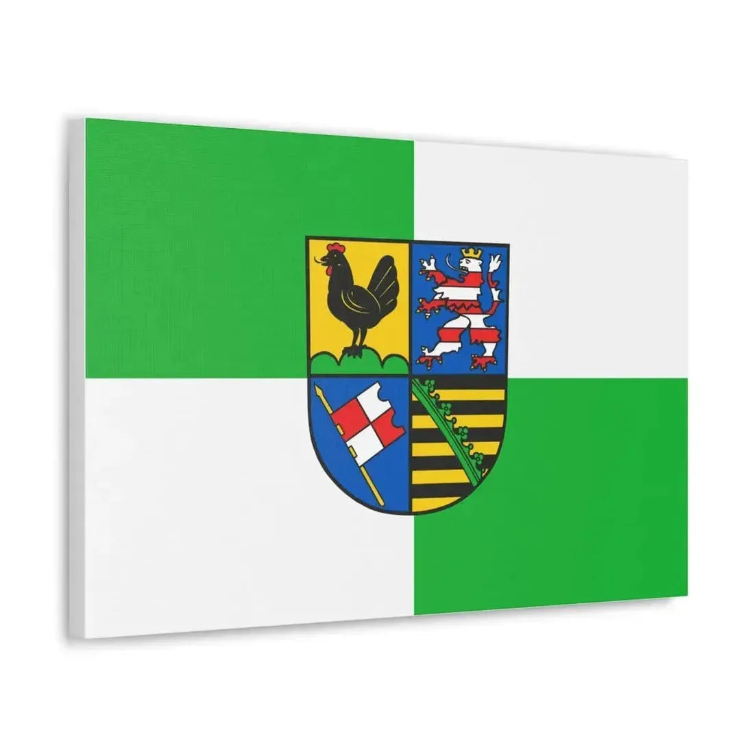 Flag of Schmalkalden Meiningen Germany - Canvas Wall Art - The Sticker Space