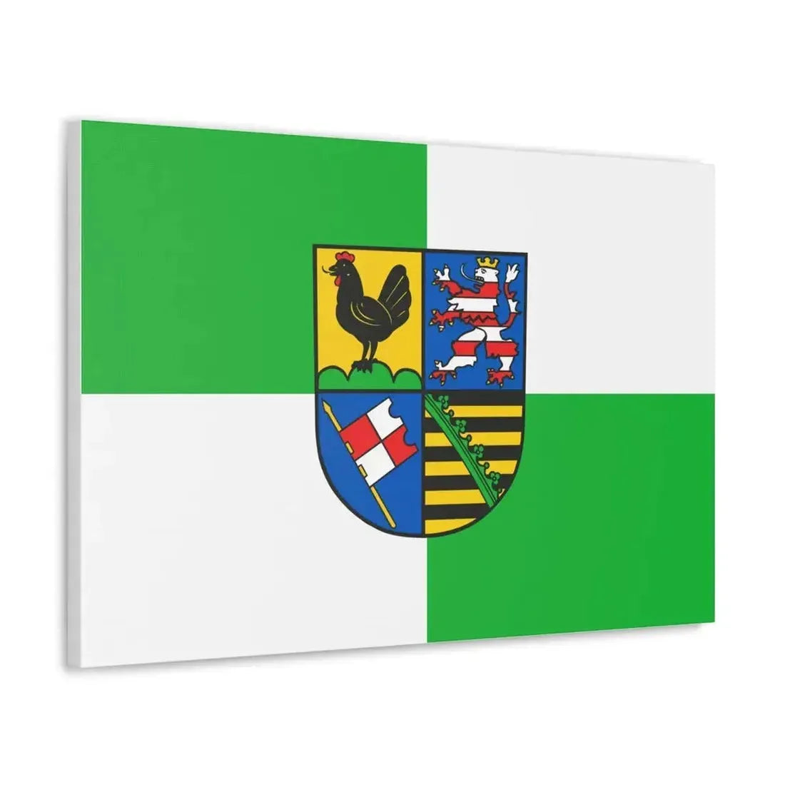 Flag of Schmalkalden Meiningen Germany - Canvas Wall Art - The Sticker Space