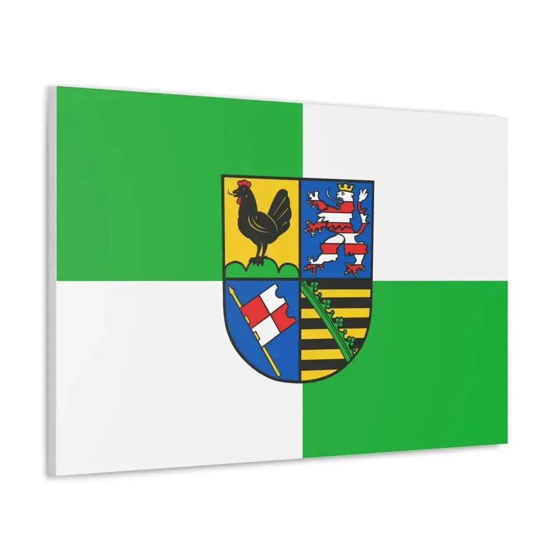 Flag of Schmalkalden Meiningen Germany - Canvas Wall Art - The Sticker Space