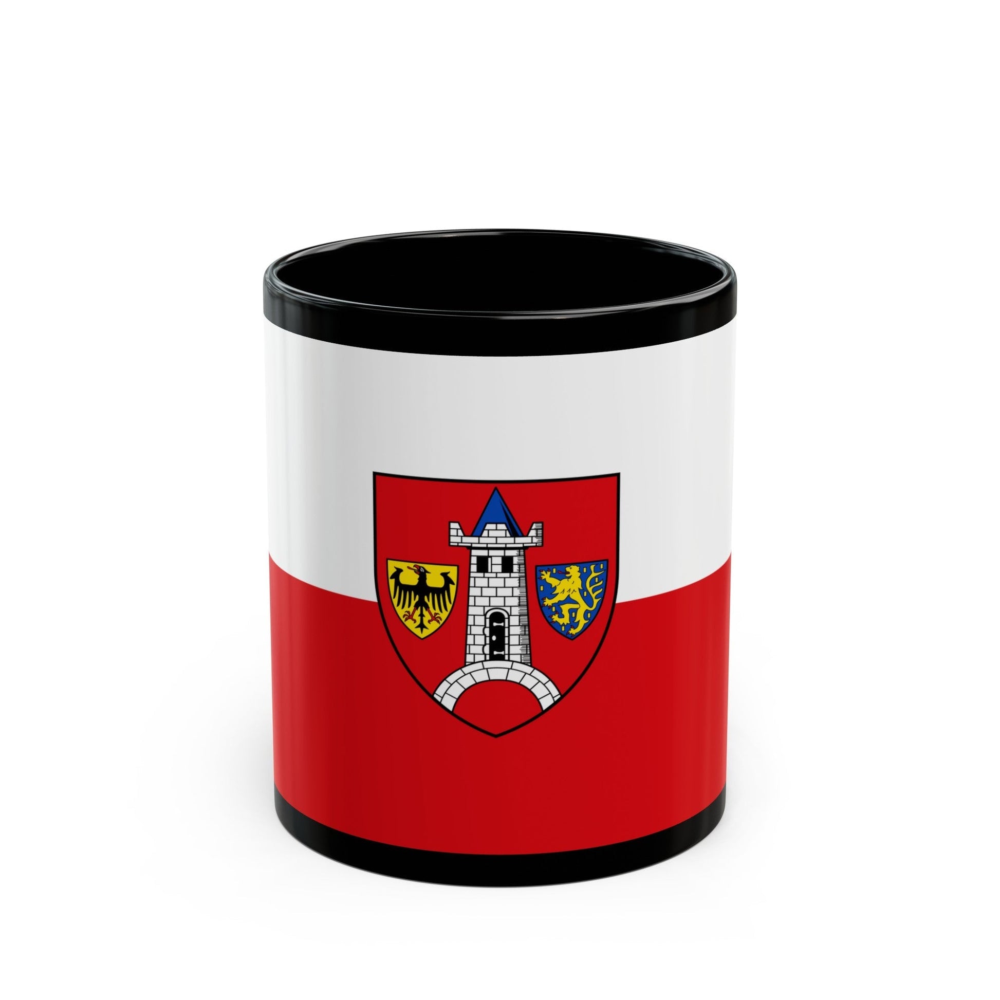 Flag of Schwabach Germany - Black Coffee Mug-11oz-The Sticker Space