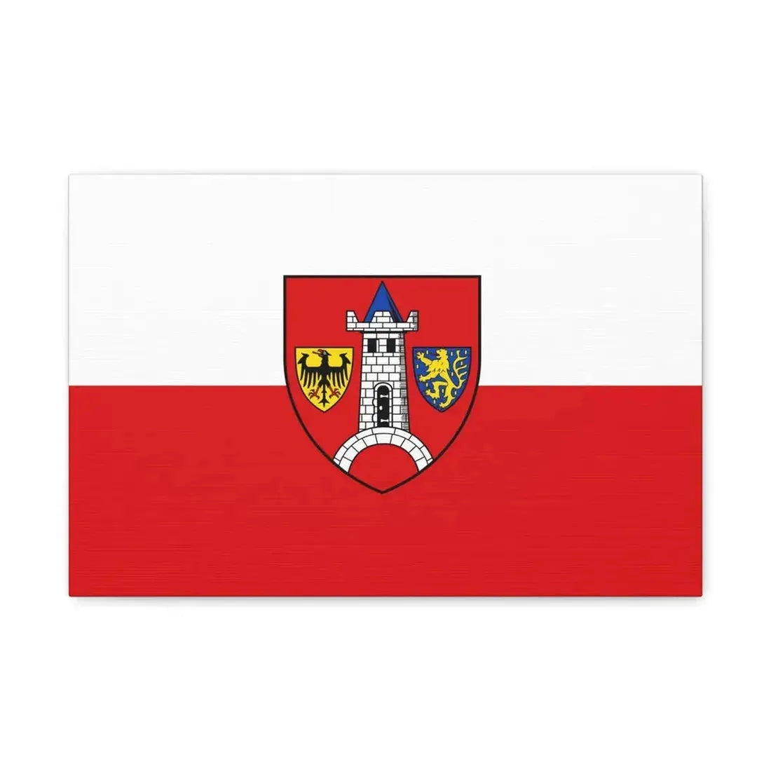Flag of Schwabach Germany - Canvas Wall Art 18″ x 12″ 1.25" - The Sticker Space