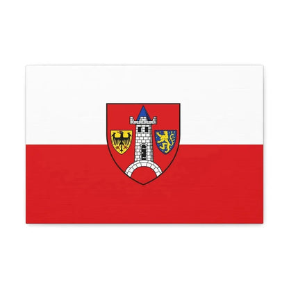 Flag of Schwabach Germany - Canvas Wall Art 18″ x 12″ 1.25" - The Sticker Space