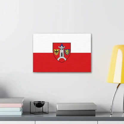 Flag of Schwabach Germany - Canvas Wall Art - The Sticker Space