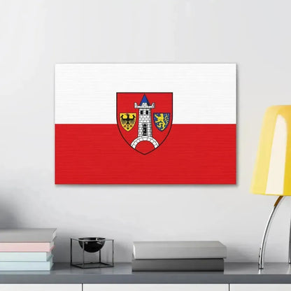 Flag of Schwabach Germany - Canvas Wall Art - The Sticker Space