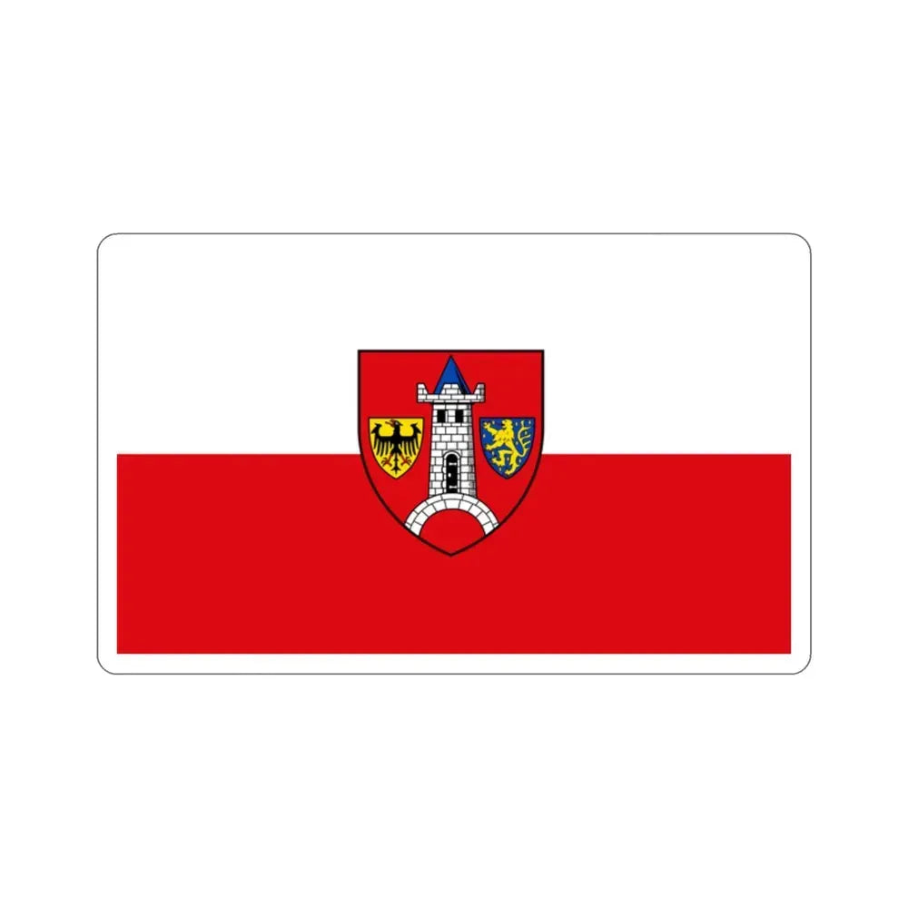 Flag of Schwabach Germany STICKER Vinyl Die-Cut Decal 2 Inch - The Sticker Space